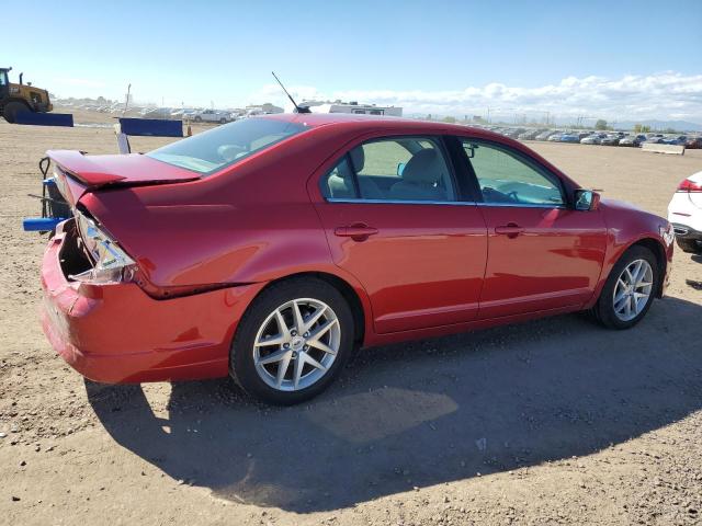 3FAHP0JG5AR337961 - 2010 FORD FUSION SEL RED photo 3