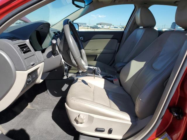 3FAHP0JG5AR337961 - 2010 FORD FUSION SEL RED photo 7