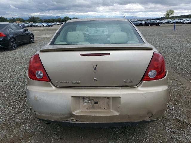 1G2ZG558864236352 - 2006 PONTIAC G6 SE1 GOLD photo 6
