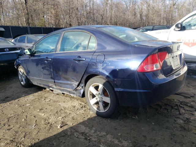 1HGFA16566L148100 - 2006 HONDA CIVIC LX BLUE photo 2