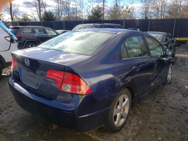 1HGFA16566L148100 - 2006 HONDA CIVIC LX BLUE photo 3