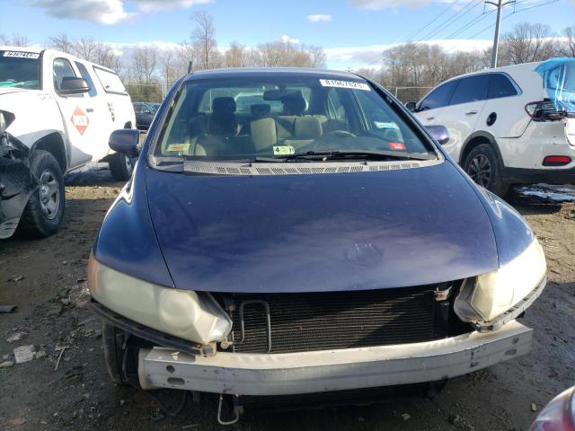 1HGFA16566L148100 - 2006 HONDA CIVIC LX BLUE photo 5