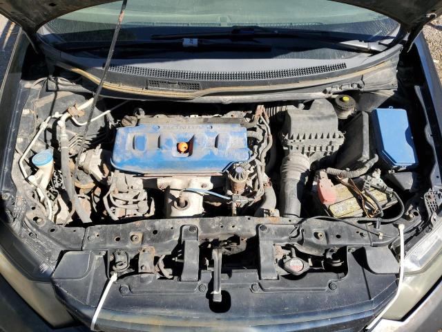 2HGFB2F55CH320838 - 2012 HONDA CIVIC LX შავი ფოტო 11