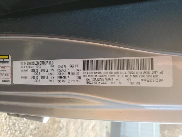 1C4BJWDGXDL699545 - 2013 JEEP WRANGLER U SPORT Srebrny zdjęcie 12