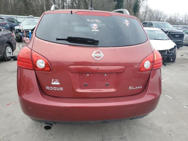 JN8AS58V99W168875 - 2009 NISSAN ROGUE S RED photo 6