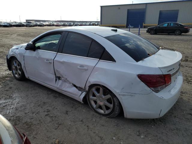 1G1P75SZ2E7100692 - 2014 CHEVROLET CRUZE WHITE photo 2