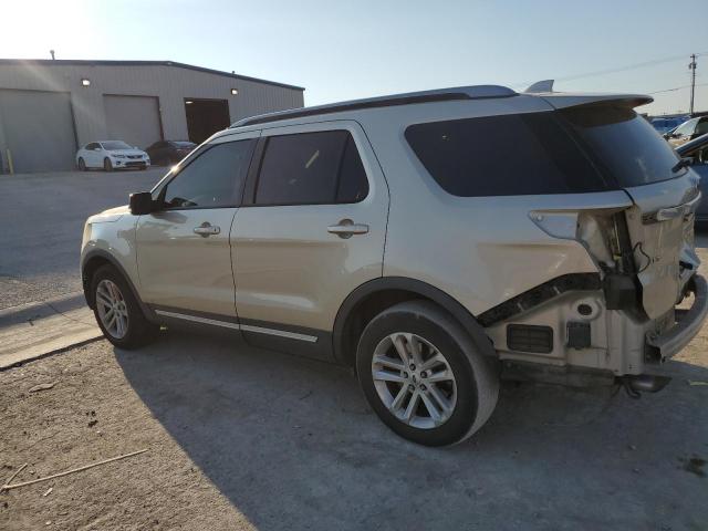 1FM5K7D84HGD54014 - 2017 FORD EXPLORER XLT BEIGE photo 2