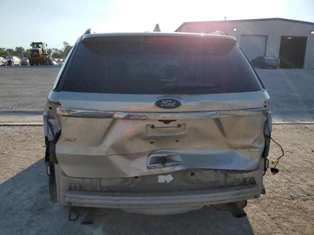 1FM5K7D84HGD54014 - 2017 FORD EXPLORER XLT BEIGE photo 6
