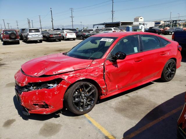 2HGFE2F50PH516392 - 2023 HONDA CIVIC SPORT წითელი ფოტო 1