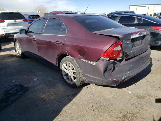 3FAHP0JA6BR304741 - 2011 FORD FUSION SEL RED photo 2