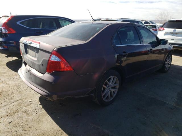 3FAHP0JA6BR304741 - 2011 FORD FUSION SEL RED photo 3