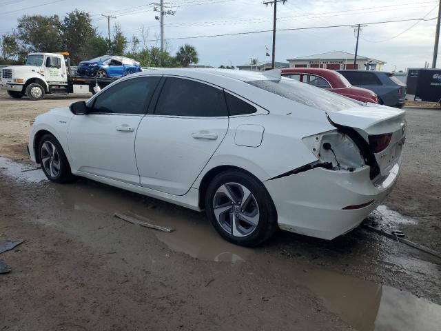 19XZE4F53KE021387 - 2019 HONDA INSIGHT EX WHITE photo 2