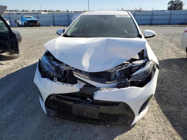 2T1BURHEXHC958601 - 2017 TOYOTA COROLLA L WHITE photo 5
