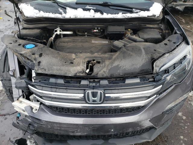 5FNYF6H67GB079353 - 2016 HONDA PILOT EXL GRAY photo 12