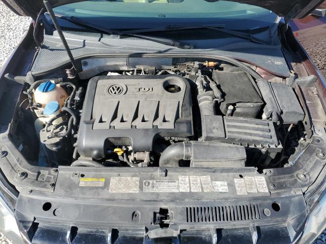 1VWCN7A39EC060586 - 2014 VOLKSWAGEN PASSAT SEL Марун фото 12