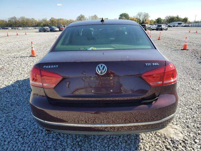 1VWCN7A39EC060586 - 2014 VOLKSWAGEN PASSAT SEL Марун фото 6