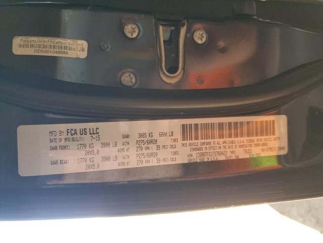 1C6RR7FG1FS760422 - 2015 RAM 1500 ST GRAY photo 12