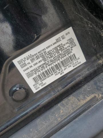 4A4AP3AW4FE055902 - 2015 MITSUBISHI OUTLANDER ES შავი ფოტო 12