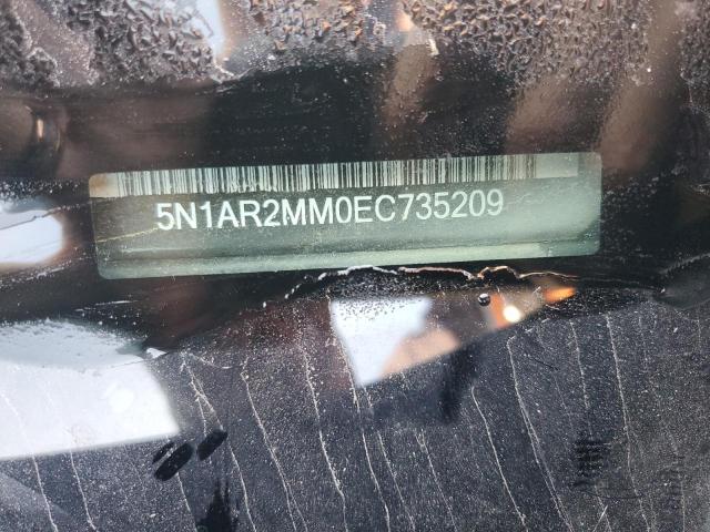5N1AR2MM0EC735209 - 2014 NISSAN PATHFINDER S Чорний фото 14