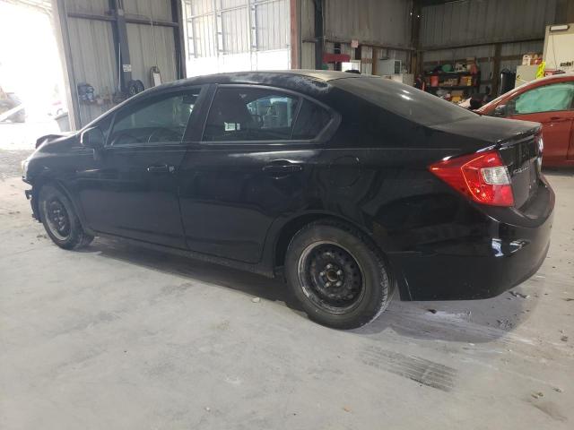 2HGFB2F99CH550224 - 2012 HONDA CIVIC EXL შავი ფოტო 2