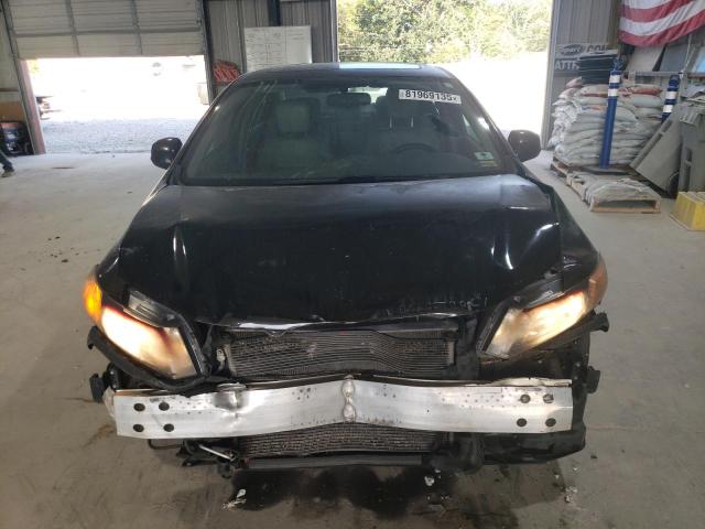 2HGFB2F99CH550224 - 2012 HONDA CIVIC EXL შავი ფოტო 5