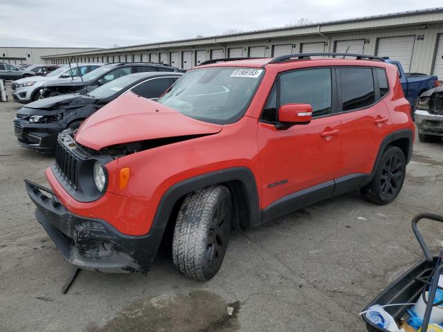 ZACCJABB5HPF60665 - 2017 JEEP RENEGADE LATITUDE RED photo 1