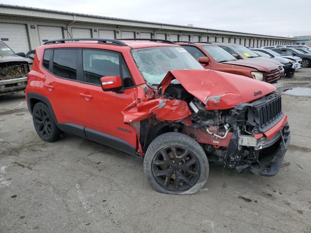 ZACCJABB5HPF60665 - 2017 JEEP RENEGADE LATITUDE RED photo 4