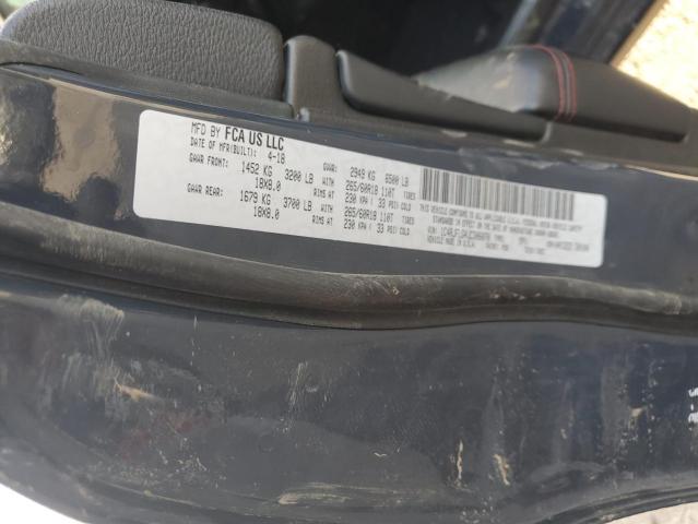 1C4RJFLG4JC306070 - 2018 JEEP GRAND CHER TRAILHAWK ნაცრისფერი ფოტო 13