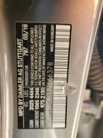 WDDSJ4GB3JN666378 - 2018 MERCEDES-BENZ CLA 250 4MATIC GRAY photo 12