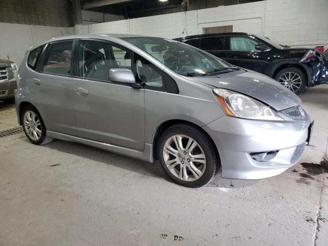 JHMGE88469S064453 - 2009 HONDA FIT SPORT SILVER photo 4