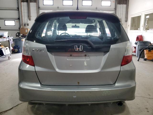 JHMGE88469S064453 - 2009 HONDA FIT SPORT SILVER photo 6