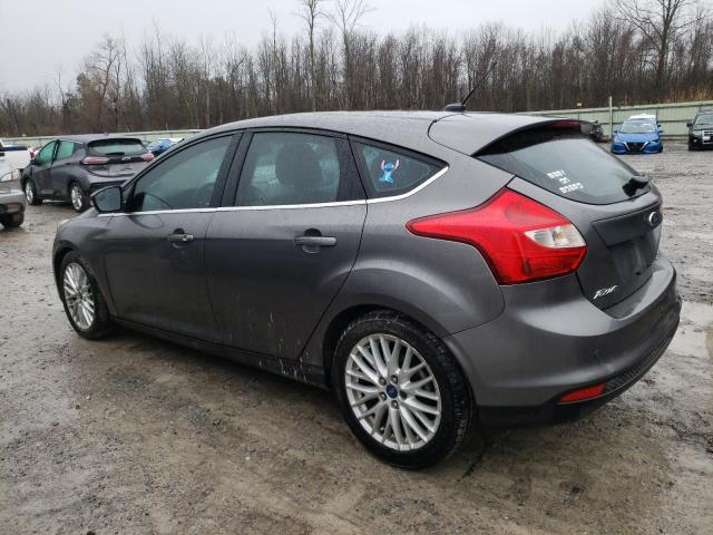 1FAHP3M21CL461891 - 2012 FORD FOCUS SEL GRAY photo 2