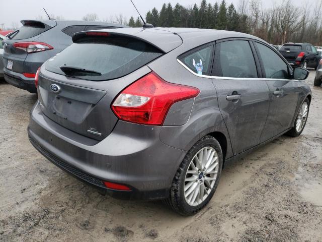 1FAHP3M21CL461891 - 2012 FORD FOCUS SEL GRAY photo 3