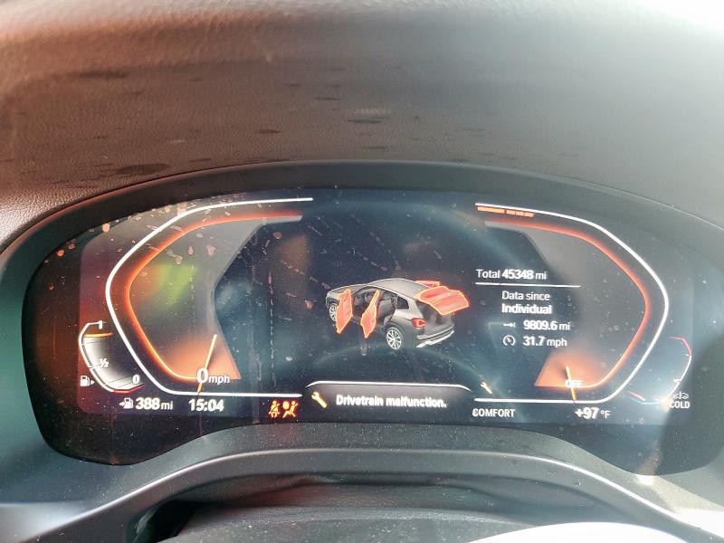 5UX43DP05N9M38892 - 2022 BMW X3 SDRIVE30I MAROON photo 9