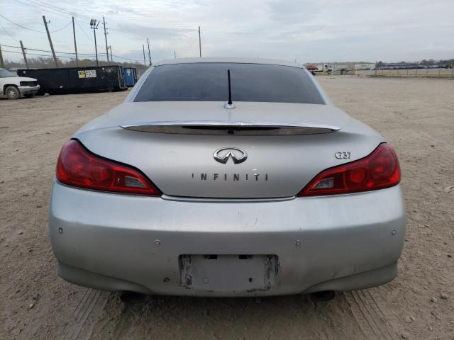 JN1CV6FE7AM354275 - 2010 INFINITI G37 BASE SILVER photo 6