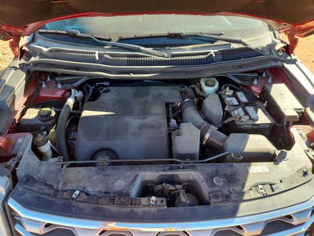 1FM5K8F82GGC23083 - 2016 FORD EXPLORER LIMITED წითელი ფოტო 12