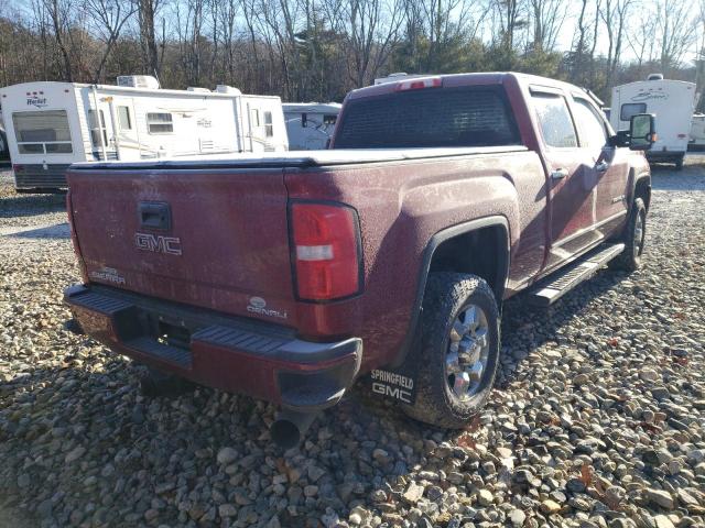 1GT42YEY2JF224877 - 2018 GMC SIERRA K3500 DENALI RED photo 3