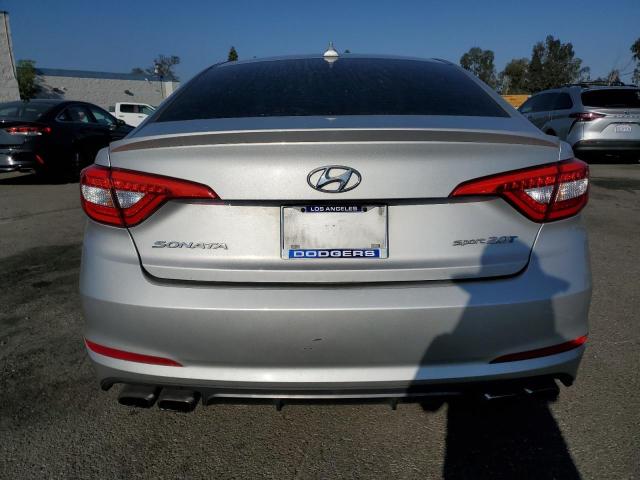 5NPE34AB2FH093779 - 2015 HYUNDAI SONATA SPORT SILVER photo 6