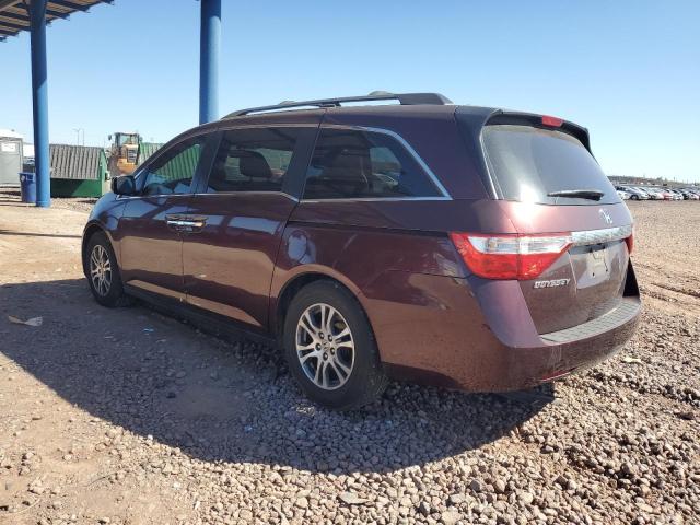 5FNRL5H65CB030539 - 2012 HONDA ODYSSEY EXL PURPLE photo 2