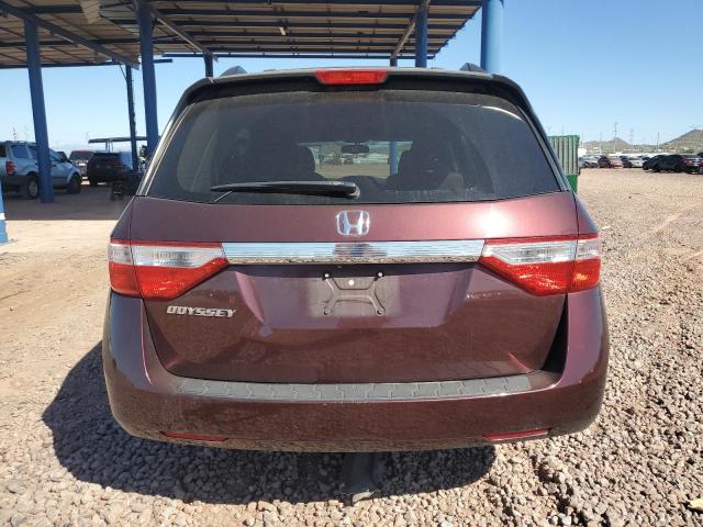 5FNRL5H65CB030539 - 2012 HONDA ODYSSEY EXL PURPLE photo 6
