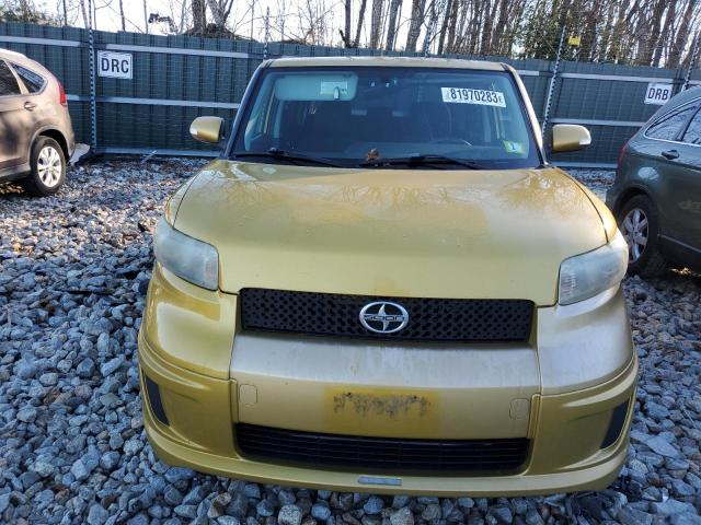 JTLKE50E781054344 - 2008 TOYOTA SCION XB GOLD photo 5