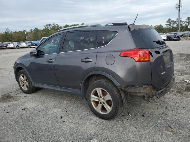 2T3WFREV4EW084229 - 2014 TOYOTA RAV4 XLE GRAY photo 2