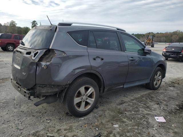 2T3WFREV4EW084229 - 2014 TOYOTA RAV4 XLE GRAY photo 3