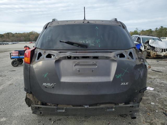 2T3WFREV4EW084229 - 2014 TOYOTA RAV4 XLE GRAY photo 6