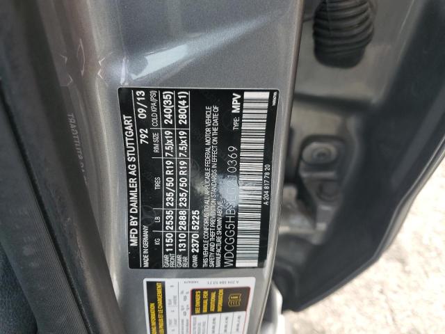 WDCGG5HB3EG210369 - 2014 MERCEDES-BENZ GLK 350 Szary zdjęcie 13