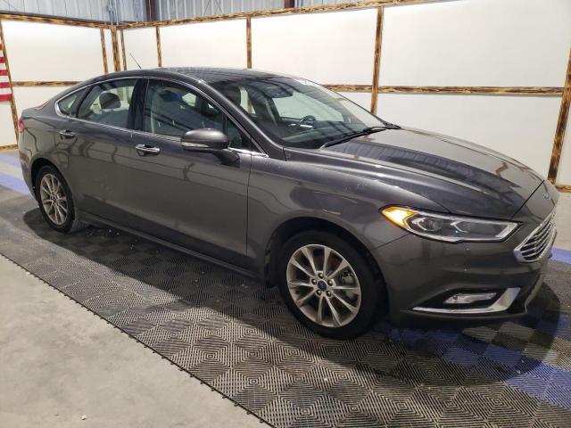 3FA6P0HD6HR374725 - 2017 FORD FUSION SE GRAY photo 4