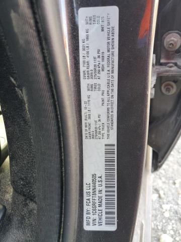 1C6SRFFT8NN440505 - 2022 RAM 1500 BIG HORN/LONE STAR GRAY photo 12