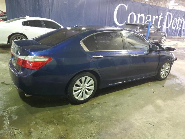 1HGCR2F85DA132460 - 2013 HONDA ACCORD EXL BLUE photo 3