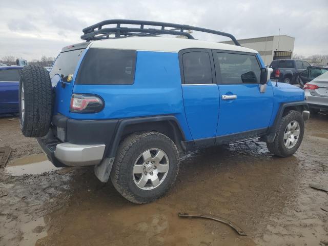 JTEBU11F270013344 - 2007 TOYOTA FJ CRUISER BLUE photo 3