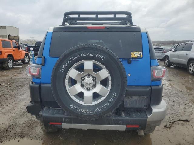 JTEBU11F270013344 - 2007 TOYOTA FJ CRUISER BLUE photo 6